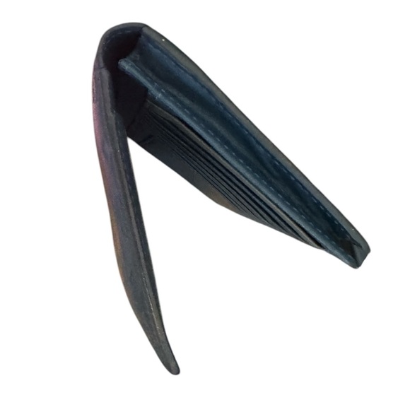 MCM Blue Embossed Bifold Long Wallet - Picture 4 of 16